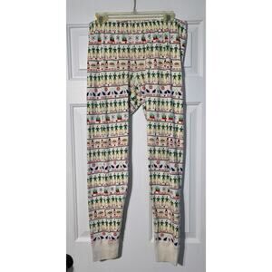 Hanna Andersson Adult Elf Long John Pajama Pants in organic cotton‎ Size L